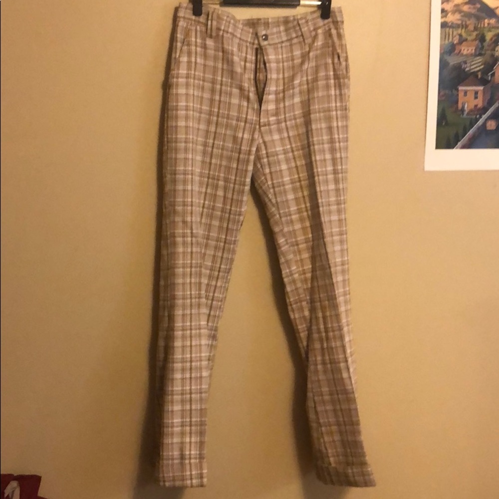 Cuffed vintage pants